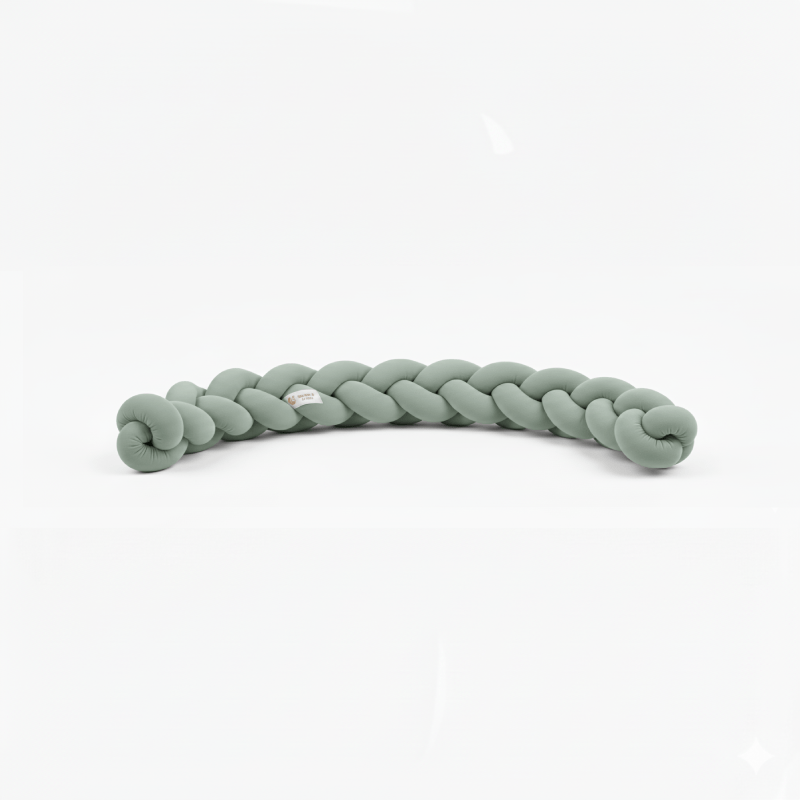 tresse de lit vert eau